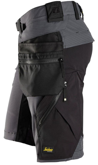 6172 FlexiWork Shorts Detachable Holster Pockets Steel Grey/Black