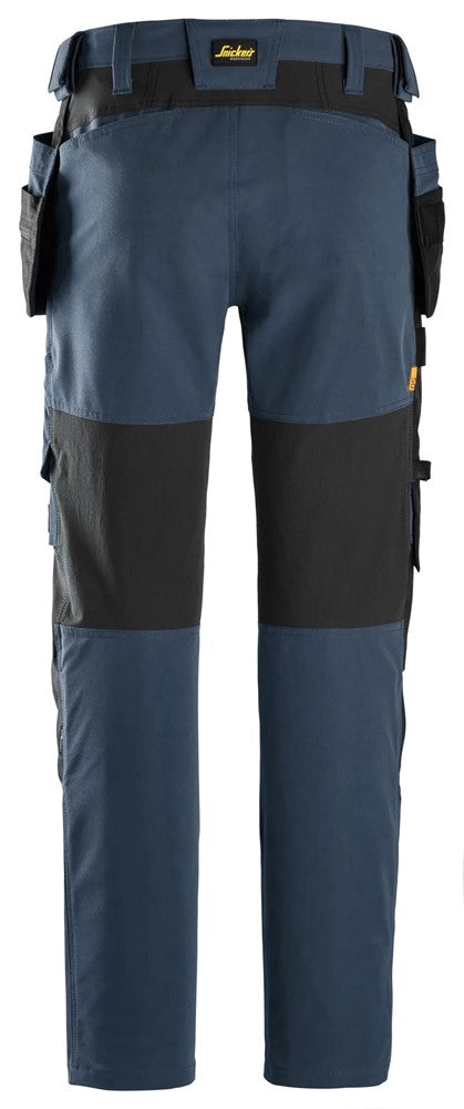 6218 Snickers AllroundWork Stretch Trousers with Holster Pockets Navy