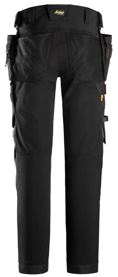 6275 AllroundWork Stretch Trousers with Holster Pockets Black