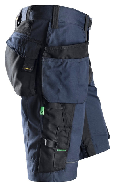 6904 Snickers FlexiWork Work Shorts+ Holster Pockets Navy/Black