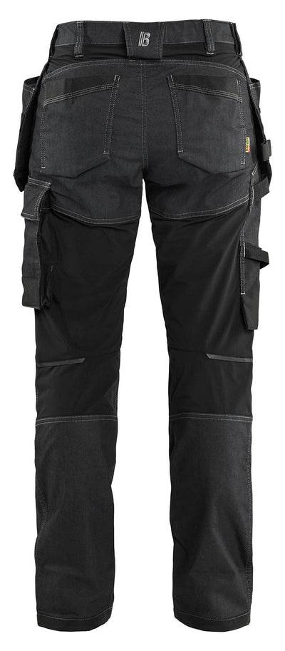 7132 Blaklader Women's Craftsman Trousers With Stretch Black