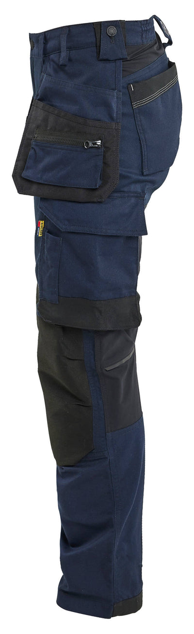 7132 Blaklader Women's Craftsman Trousers With Stretch Dark Navy Blue