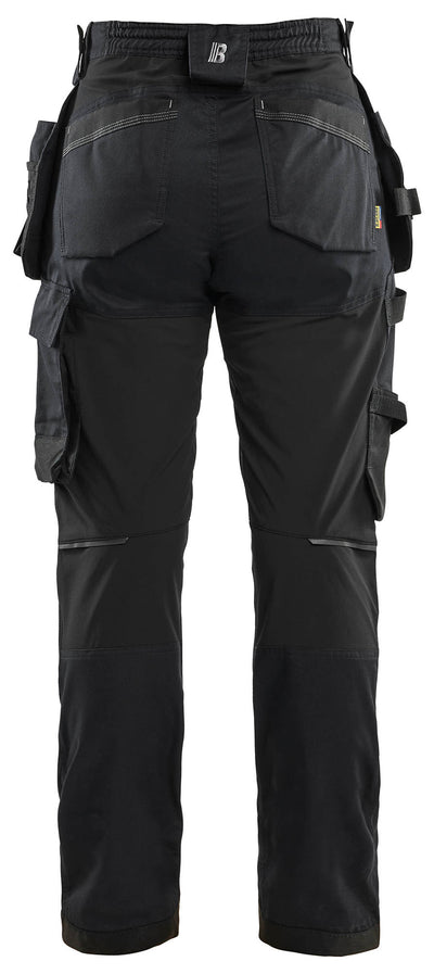 7132 Blaklader Women's Craftsman Trousers With Stretch Black