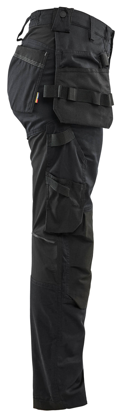 7132 Blaklader Women's Craftsman Trousers With Stretch Black