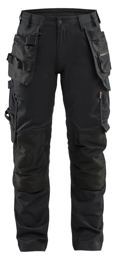 7132 Blaklader Women's Craftsman Trousers With Stretch Black
