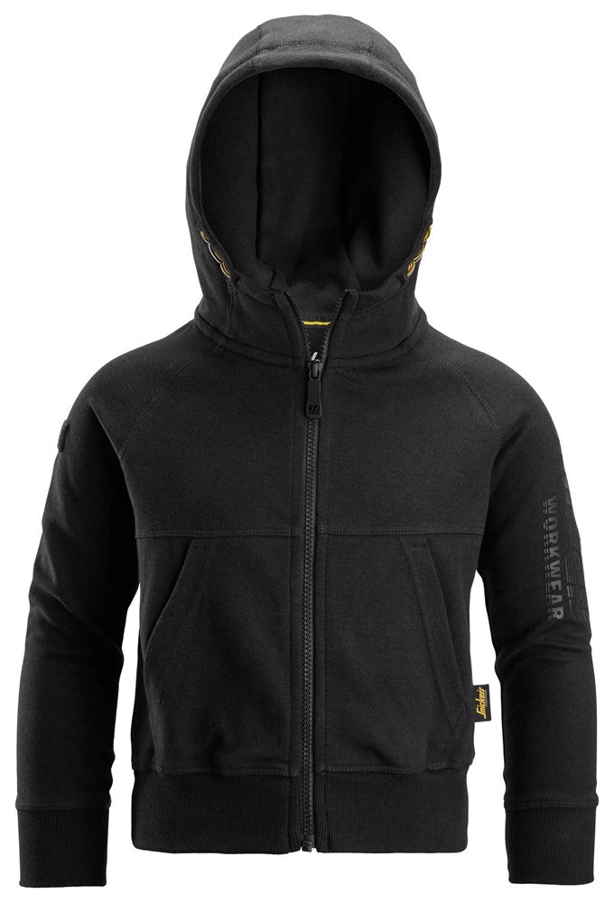 Junior Logo Full-Zip Hoodie Black