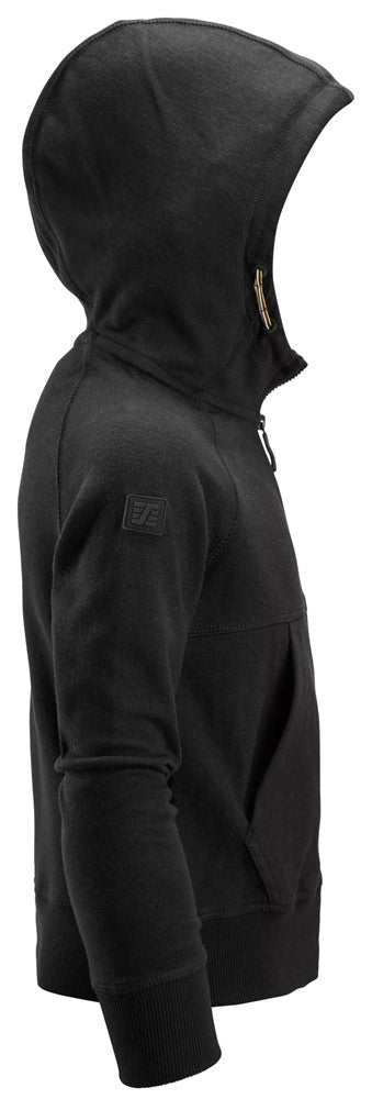 Junior Logo Full-Zip Hoodie Black