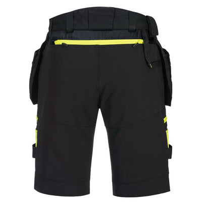 Portwest DX444 Detachable Holster Pocket Shorts - Black