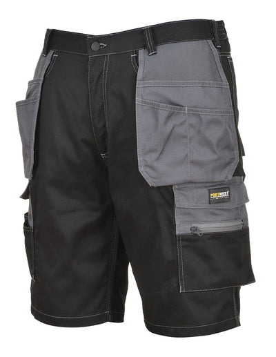 Portwest KS18 Granite Holster Shorts - Black/Zoom Grey