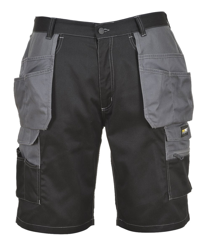 Portwest KS18 Granite Holster Shorts - Black/Zoom Grey