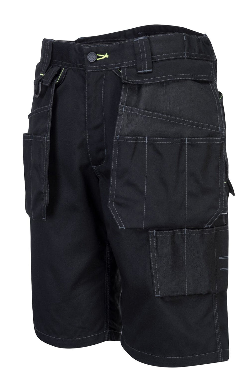 Portwest PW345 Holster Work Shorts - Black