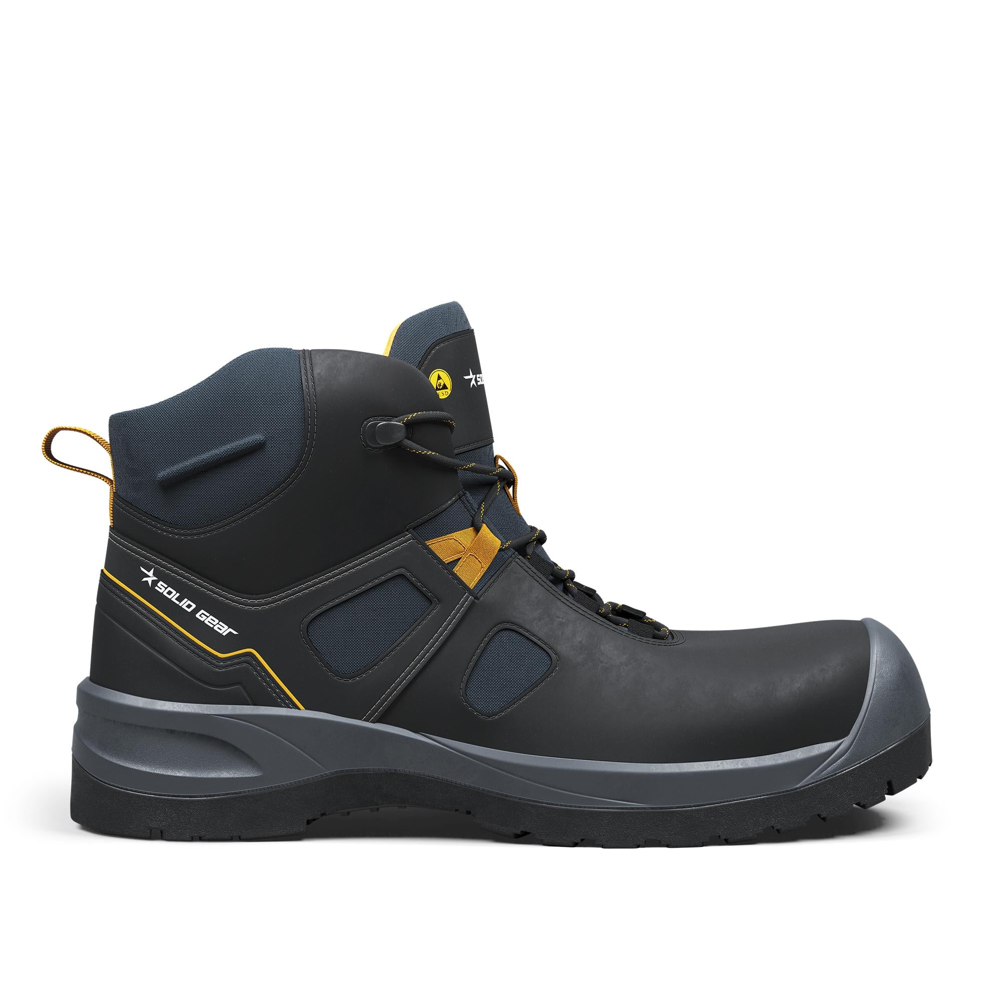 Solid Gear Essence Black Mid Safety Boot (SG73202) | Free UK Delivery ...