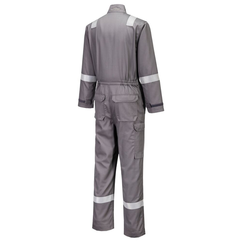 Portwest FR513 - Bizflame Work+ FR Coverall Grey