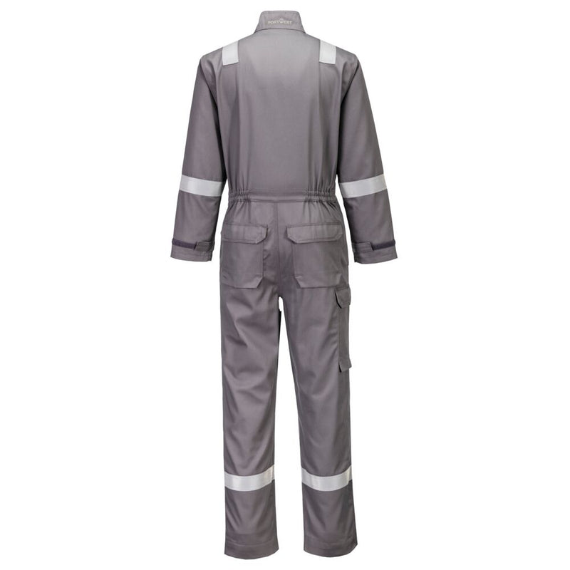 Portwest FR513 - Bizflame Work+ FR Coverall Grey