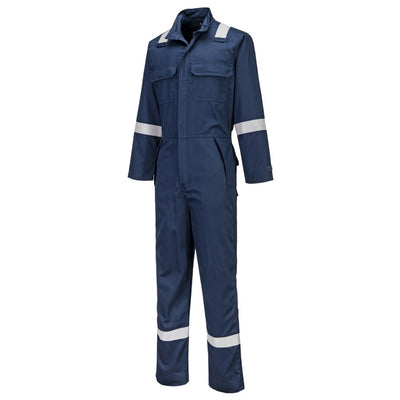 Portwest FR513 - Bizflame Work+ FR Coverall Navy