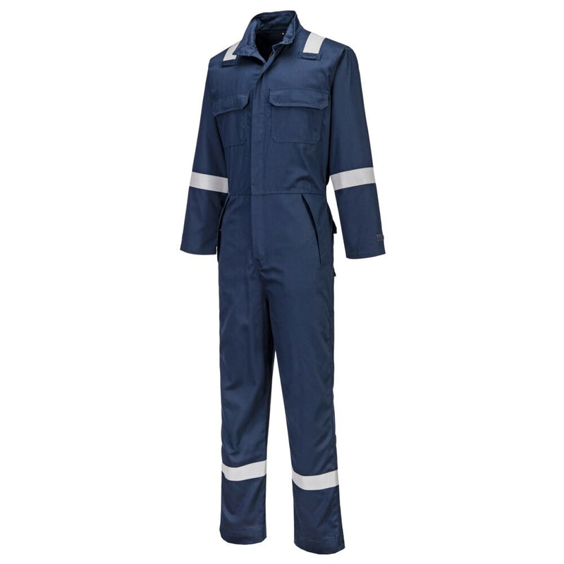 Portwest FR513 - Bizflame Work+ FR Coverall Navy