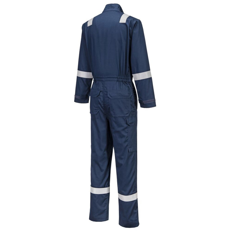 Portwest FR513 - Bizflame Work+ FR Coverall Navy