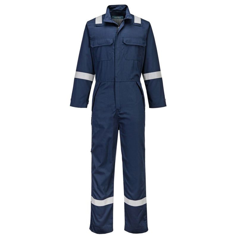 Portwest FR513 - Bizflame Work+ FR Coverall Navy