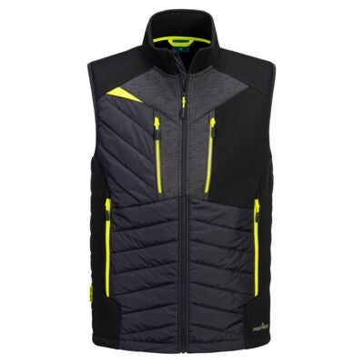 Portwest DX470 Hybrid Baffle Gilet Metal Black