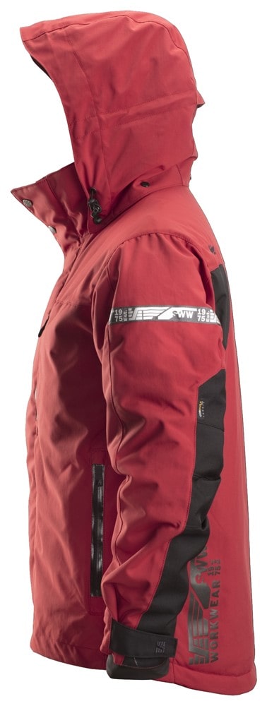 1102 Snickers Waterproof Insulated Jacket Chili Red/Black