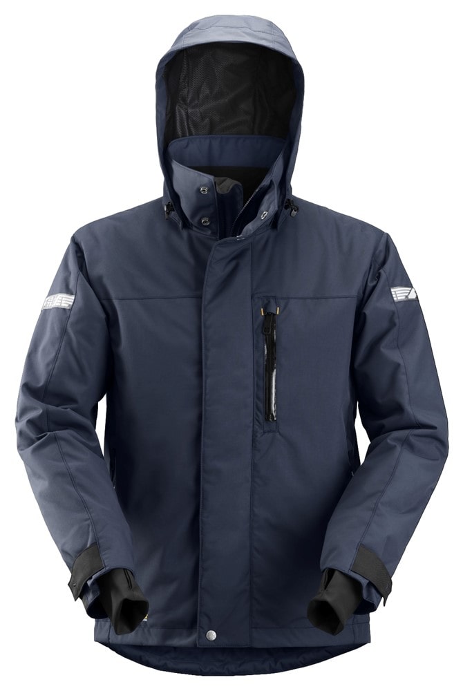 1102 Snickers Waterproof Insulated Jacket Navy/Black