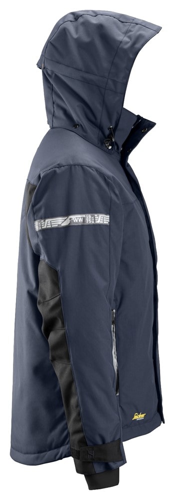 1102 Snickers Waterproof Insulated Jacket Navy/Black