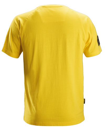 2580 Snickers Logo T-shirt Yellow Back