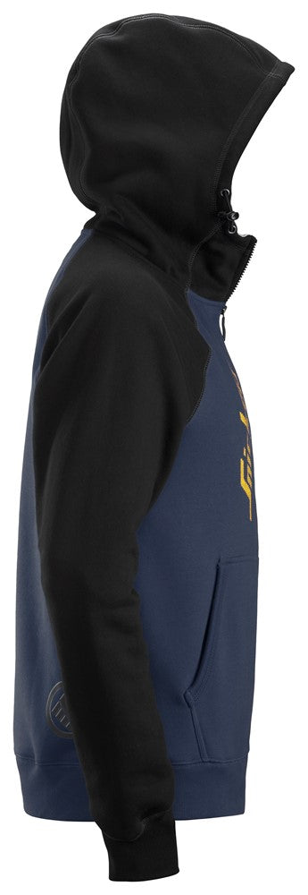 2888 Snickers Logo Full Zip Hoodie Navy