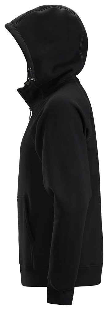 2888 Snickers Logo Full Zip Hoodie Black Left