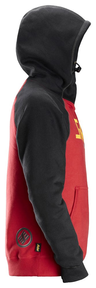 2889 Snickers Logo Hoodie Red Right