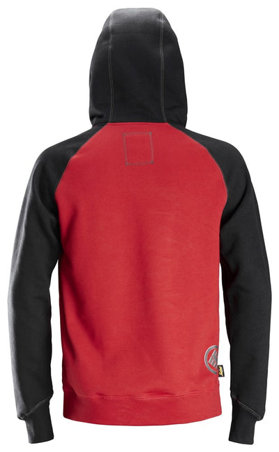 2889 Snickers Logo Hoodie Red Back