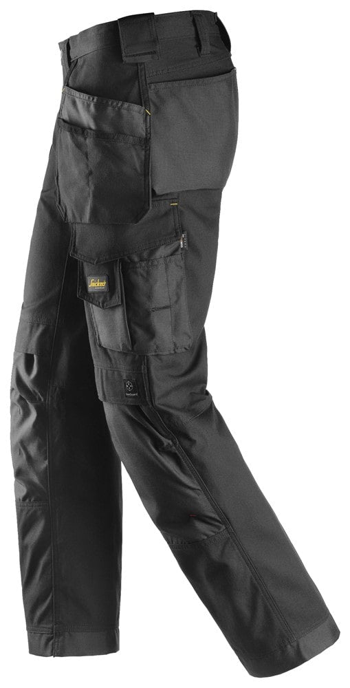 3214 Craftsmen Holster Pockets Trousers Canvas+ Black