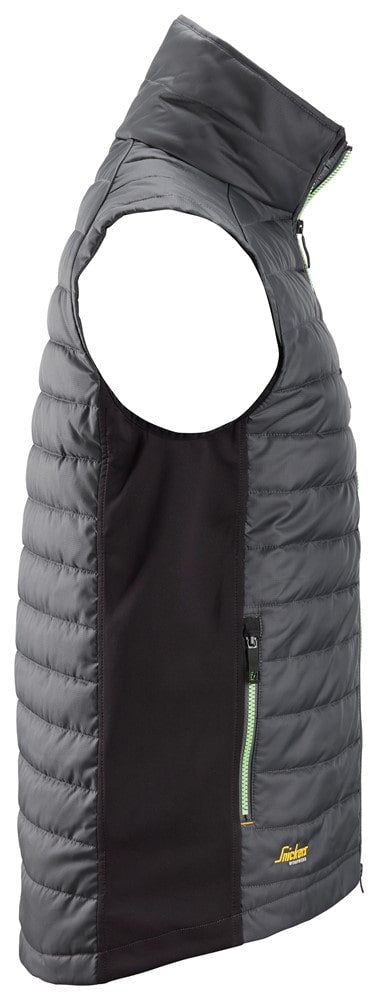 4512 Snickers Insulator Vest Steel Grey/Black