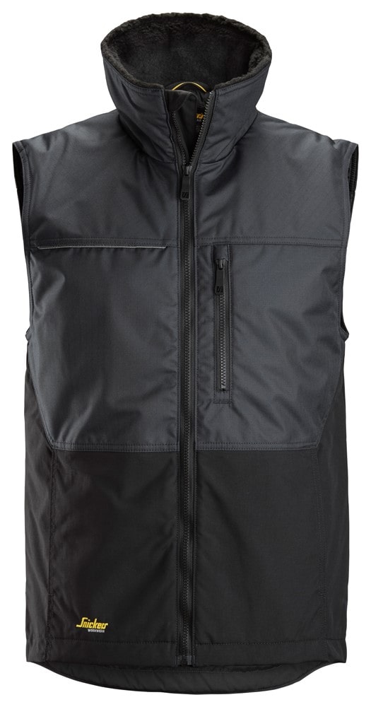 4548 Snickers Winter Vest Steel Grey/Black