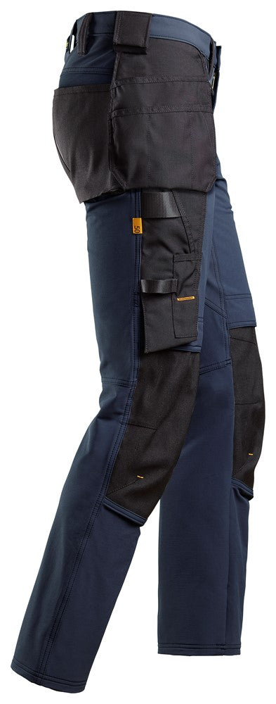 6271 Snickers Full Stretch Trouser with Holster Pockets Navy Right