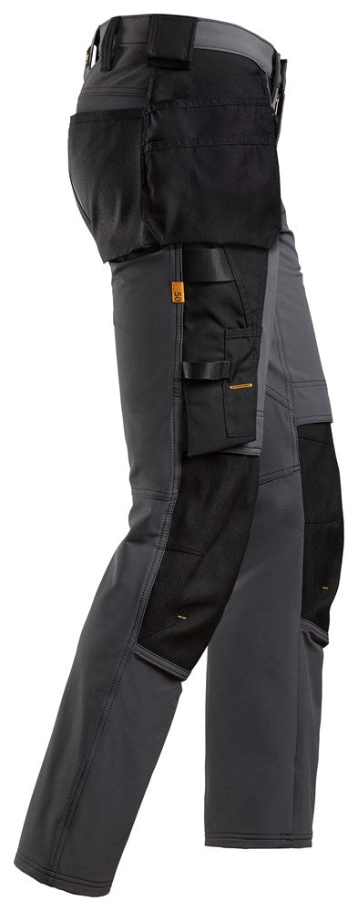 6271 Snickers Full Stretch Trouser with Holster Pockets Steel Grey Right