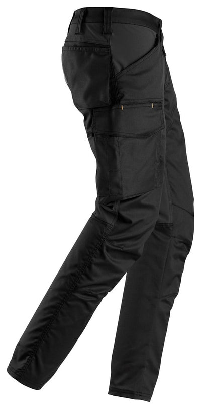 6703 Snickers Women’s Stretch Trousers without Knee Pockets Black