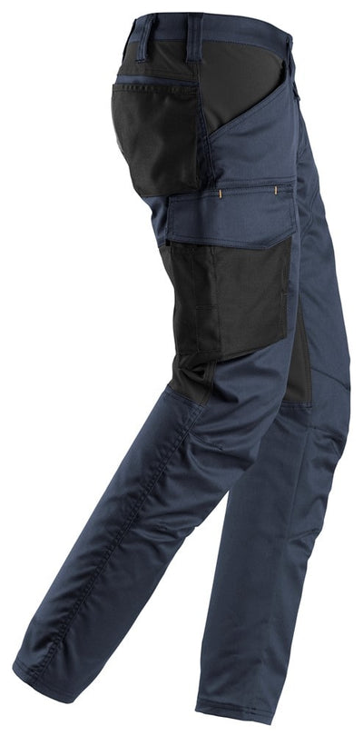 6703 Snickers Women’s Stretch Trousers without Knee Pockets Navy