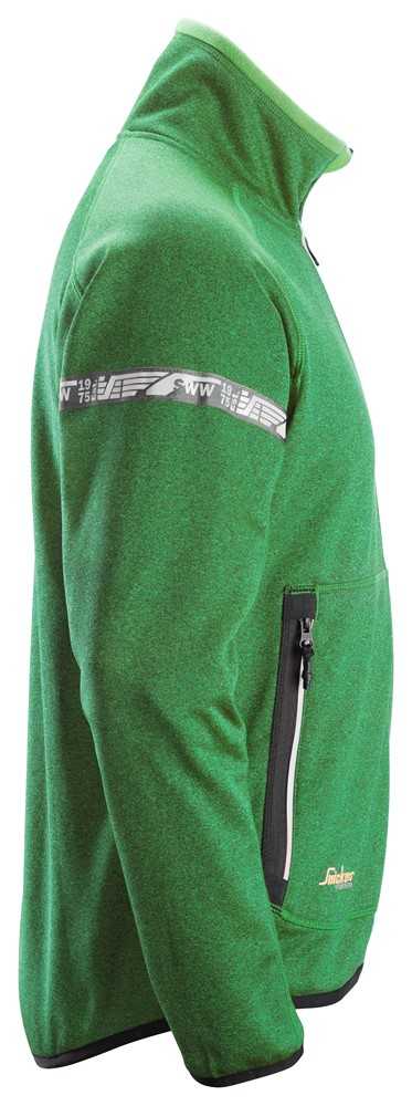 8004 Snickers AllroundWork, 37.5® Fleece Jacket Apple Green