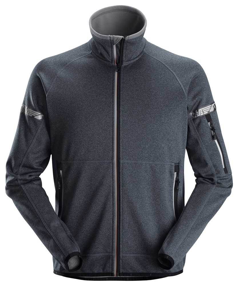 8004 Snickers AllroundWork, 37.5® Fleece Jacket Steel Grey – Tradeworx ...
