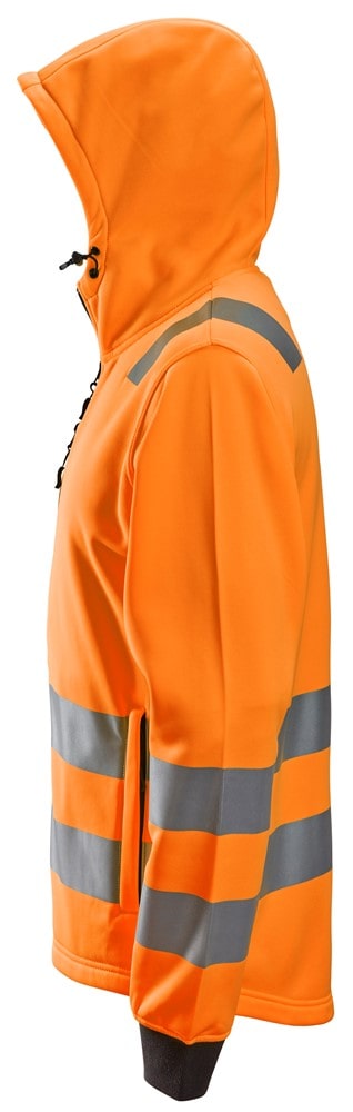 8039  Snickers High-Vis Class Full Zip Hoodie Orange