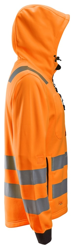 8039  Snickers High-Vis Class Full Zip Hoodie Orange