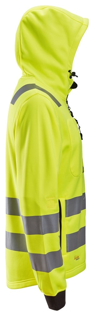 8039  Snickers High-Vis Class Full Zip Hoodie Yellow