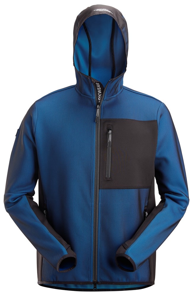 8044 Snickers Full Zip Midlayer Hoodie True Blue/Black