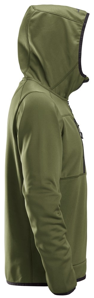 8058 Snickers Full Zip Hoodie Khaki Green