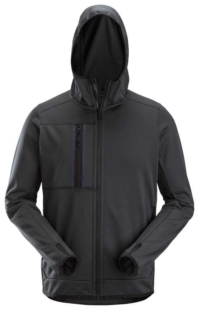 8058 Snickers Full Zip Hoodie Steel Grey