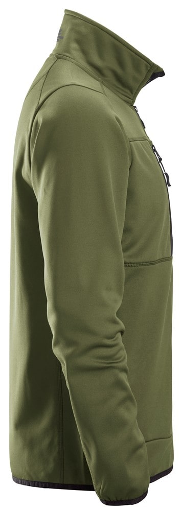 8059 Snickers Full Zip Fleece Jacket Khaki Green