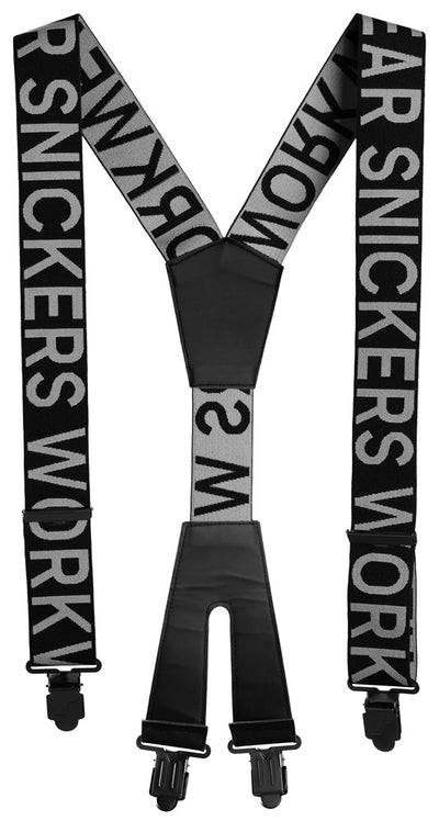 9064 Snickers Logo Braces Black