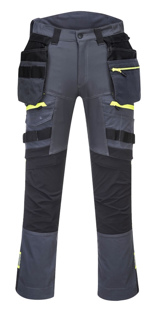 Portwest DX440 Detachable Holster Pocket Trouser Metal Grey