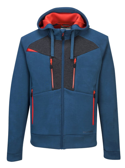 Portwest DX472 Zipped Hoodie Metro Blue